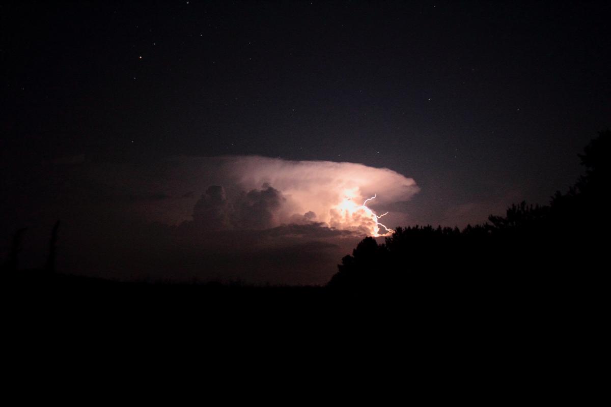 June 17, 2014 - Stars above the storm.