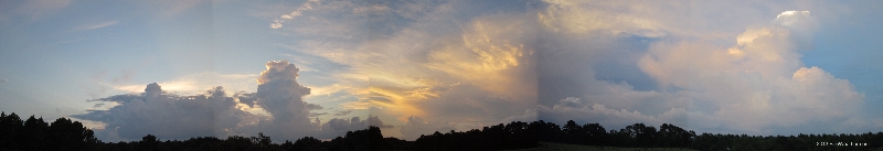 July 18, 2013 - A panorama of weather.